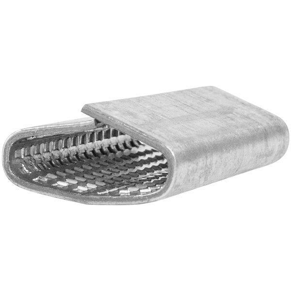 Premium select 1/2" Serrated Push-On Seal for Poly Strapping - 1000/Case