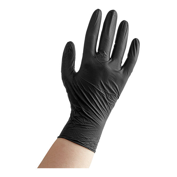 Premium select NexGen 3 Mil Black Biodegradable Powder-Free Nitrile Gloves - Extra Large - 1000/Case