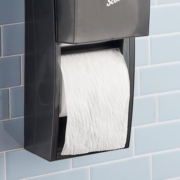 Lavex Premium 3 1/2" x 4 1/2" Individually Wrapped 2-Ply Standard 500 Sheet Toilet Paper Roll - 60/Case