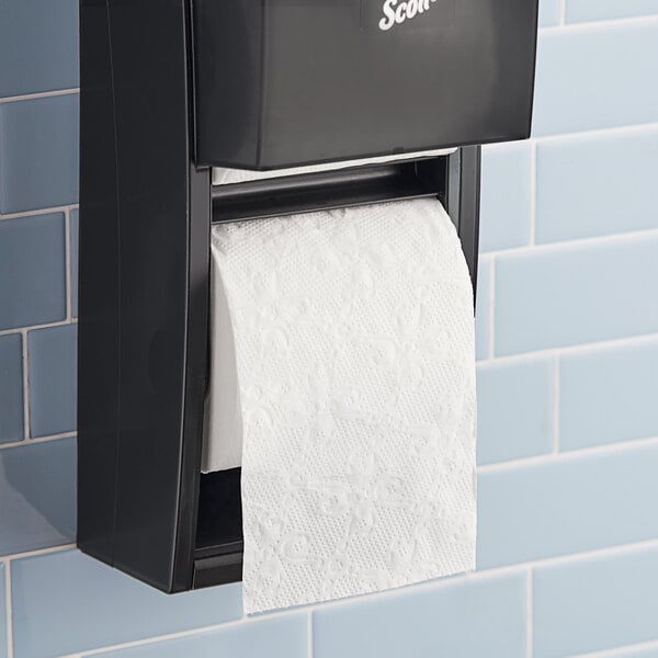 Lavex Premium 4" x 4 1/2" Individually Wrapped 2-Ply Standard 500 Sheet Toilet Paper Roll - 60/Case