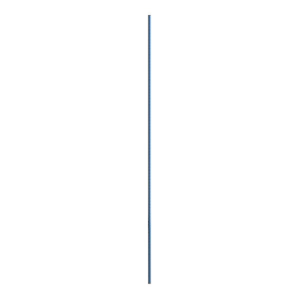 Premium select Pro 86" NSF Blue Epoxy Heavy-Duty Post with Antimicrobial Coating - 4/Case