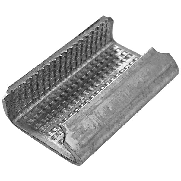 Premium select 5/8" Serrated Symmetrical Seal for Polyester Strapping - 1000/Case