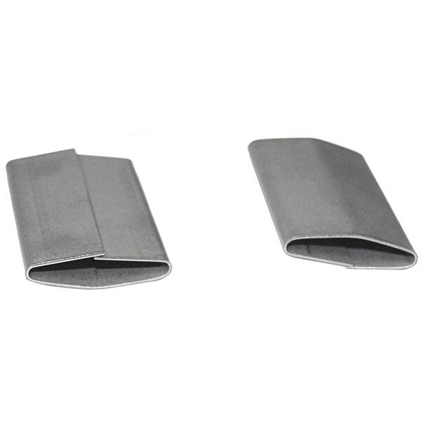 Premium select 1 1/4" Heavy-Duty Push-On Closed Seal for Steel Strapping - 1000/Case