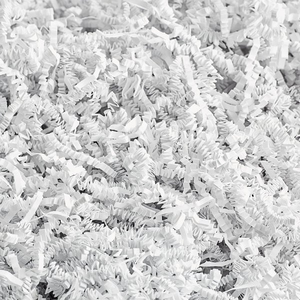 Premium select White Crinkle Cut™ Paper Shred - 10 lb.