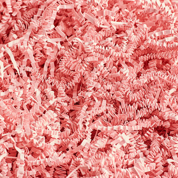 Premium select Light Pink Crinkle Cut™ Paper Shred - 40 lb.