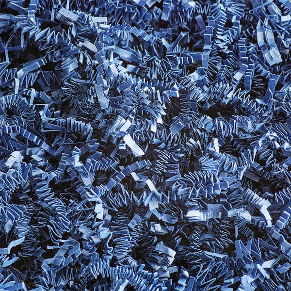 Premium select Navy Blue Crinkle Cut™ Paper Shred - 10 lb.