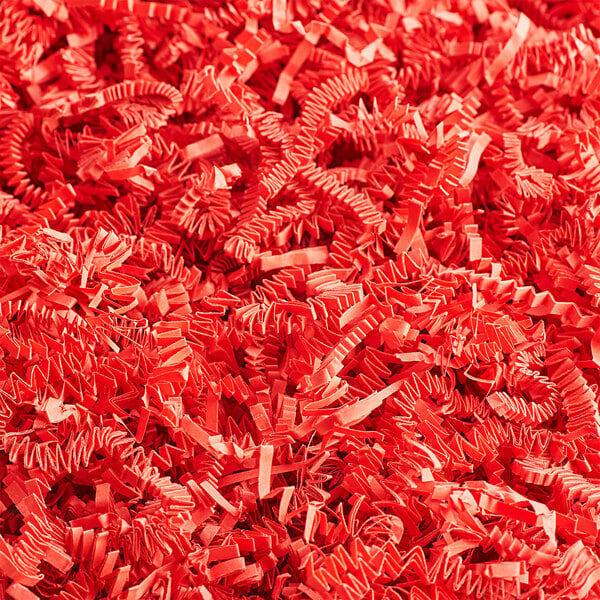 Premium select Red Crinkle Cut™ Paper Shred - 10 lb.