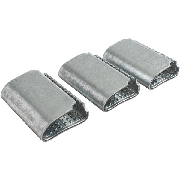 Premium select 5/8" Serrated Snap-On Seal for Poly Strapping - 1000/Case