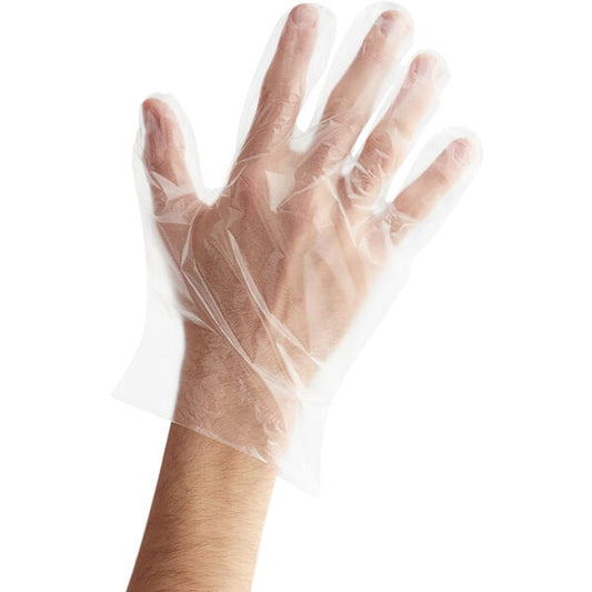 Premium select Large Disposable Food Service Poly Gloves - 1000/Case