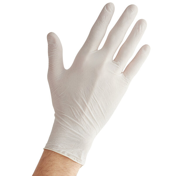 Premium select Products White Powdered Disposable Latex Gloves for Foodservice - Small - 1000/Case