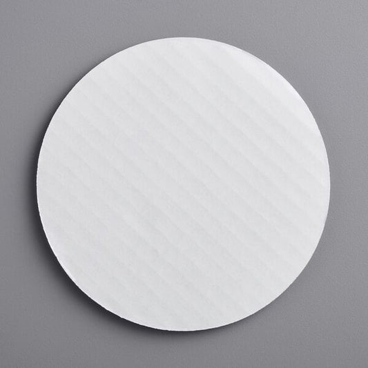 Premium select 7" White Corrugated Grease-Resistant Cake Circle - 100/Case