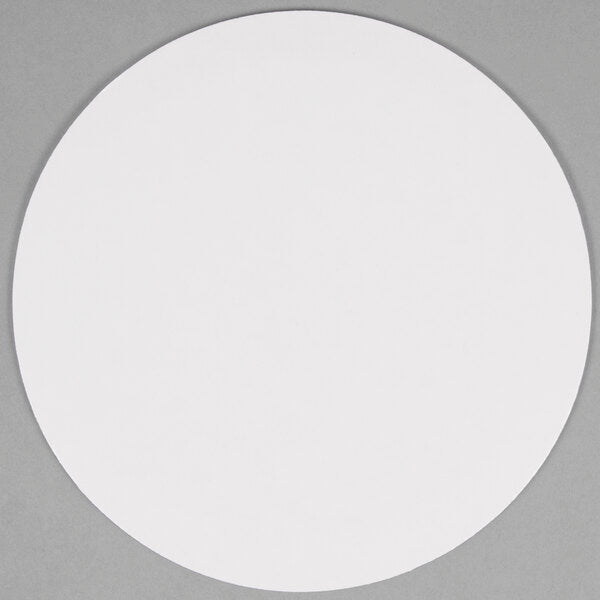 Premium select 9" White Corrugated Grease-Resistant Cake Circle - 100/Case