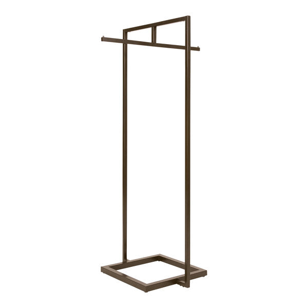 An Econoco Linea 2-way metal rack with a square frame.