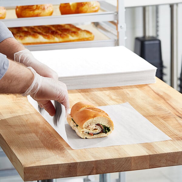 Choice 15" x 15" 21 lb. Dry Wax Paper - 4000/Case