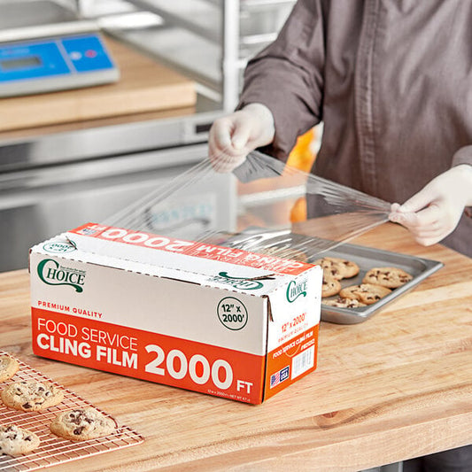 Choice 12" x 2000' Foodservice Film with Serrated Cutter