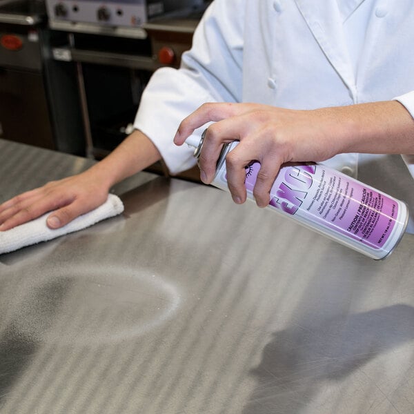 Noble Chemical 18 oz. Excel Ready-to-Use Stainless Steel Cleaner / Metal Polish - 12/Case