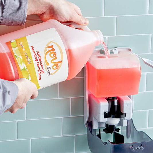 Noble Chemical Novo 1 Gallon / 128 oz. Ready-to-Use Foaming Antibacterial / Sanitizing Hand Soap