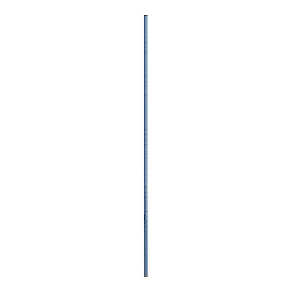Premium select Pro 54" NSF Blue Epoxy Heavy-Duty Post with Antimicrobial Coating - 4/Case
