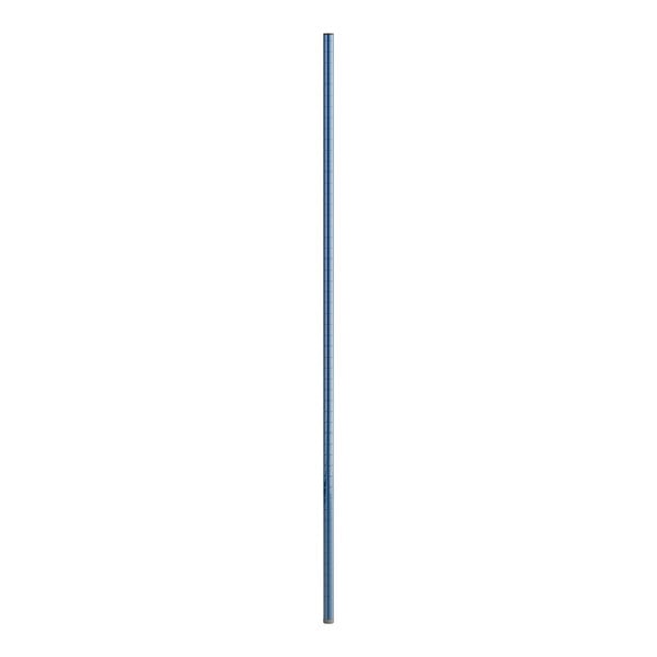 Premium select Pro 74" NSF Blue Epoxy Heavy-Duty Post with Antimicrobial Coating - 4/Case